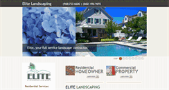 Desktop Screenshot of njelitelandscaping.com